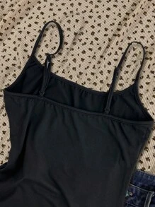 Attitoon 复古休闲白色可爱蕾丝风格图案印花女式性感吊带背心夏季装