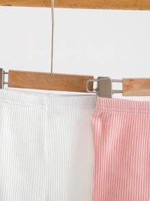 Cozy Pixies Set di 3 pantaloncini casual con vita elastica e motivo a cuore per bambine - Multicolore - Visualizzare 7