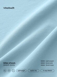 GLOWMODE Crossover 飘逸内置短裤二合一速干短裤低冲击透气骑行跑步健身房锻炼夏季