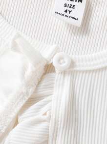 Elladie kids Bộ 3 chiếc áo len cardigan dài tay màu trơn cho nữ, phong cách tối giản, thích hợp mặc thường ngày vào mùa xuân và mùa hè - Nhiều màu - Xem 5