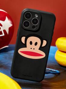 Paul Frank X SHEIN Slitstarkt, modernt och roligt mobilskal, skyddande skal med apmönster, kompatibelt med - Svart - Visa 6