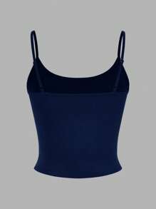 SHEIN ICON 4pcs Set Women Summer Cherry Blossom Floral Print Casual Cropped Camisole Tank Top, Suitable For Vacation Back To School - Multicolor - View 4