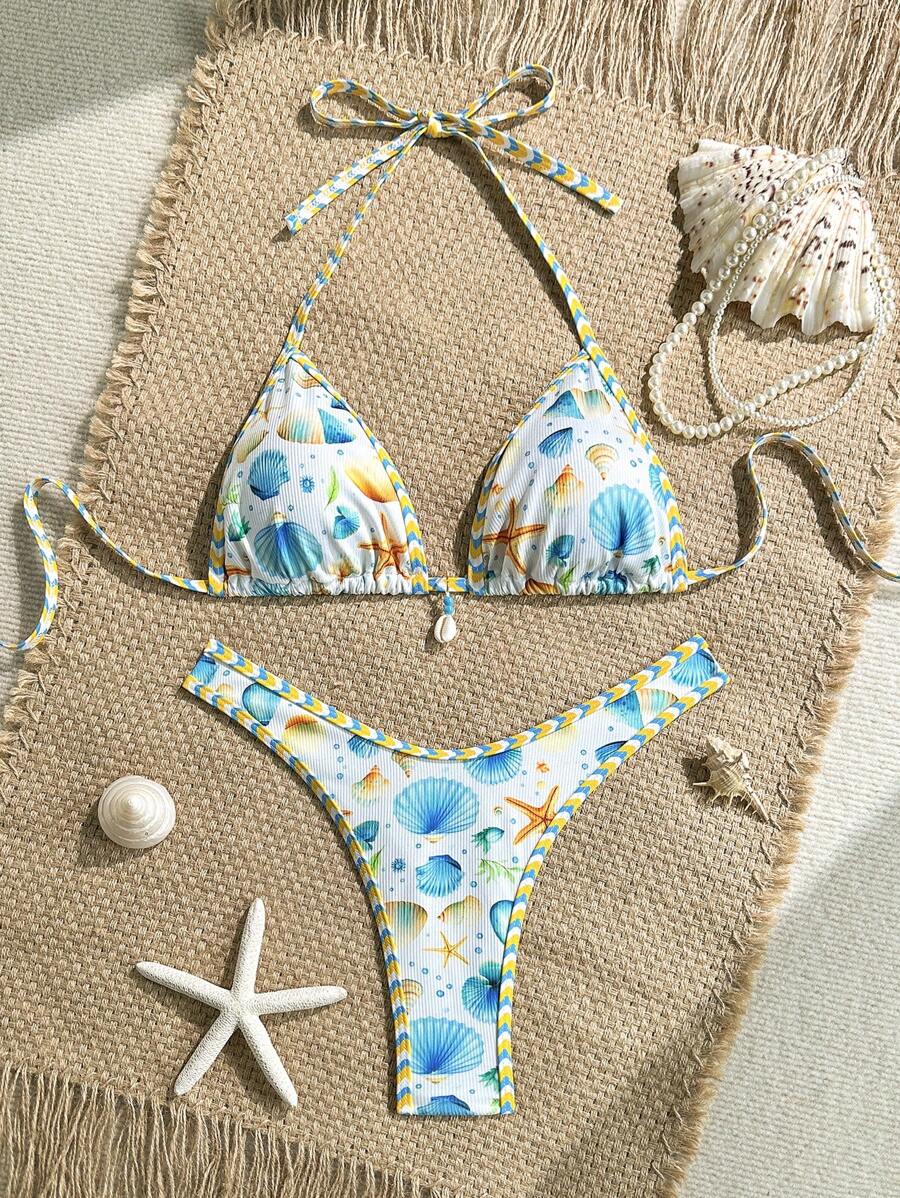 SHEIN Swim Women Bikini Sets - Multicolor - View 1