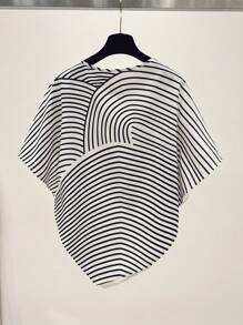 Franclia 不对称下摆休闲通勤简约女士衬衫，春夏