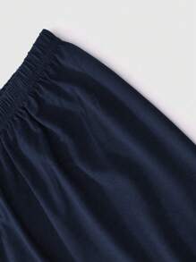 SHEIN 2pcs Men's Sleepwear Bottoms Sleep Shorts Set - Multicolor - View 4