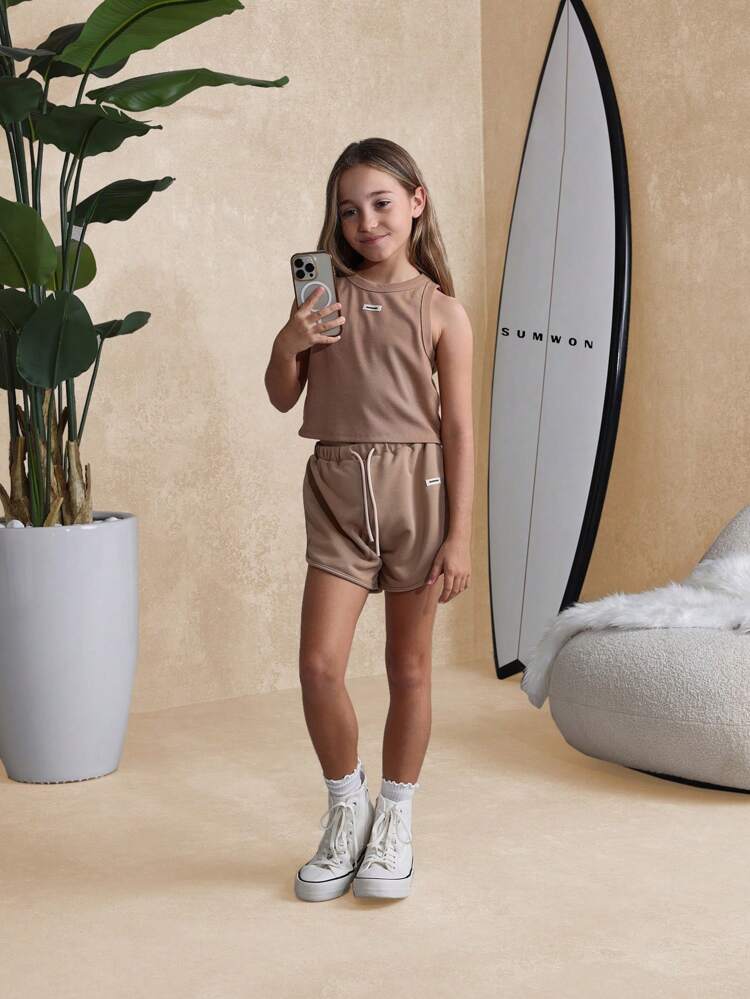 Co-Ord Tank Top Runner Short Set