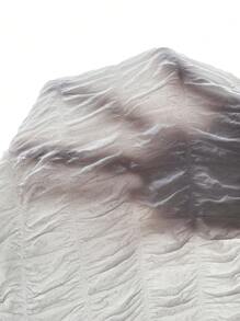 MaterniChic 孕妇纯色褶裥可调节腰部休闲短裤