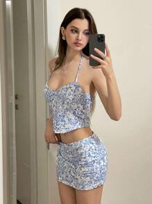 Sweetina 女士两件套日常度假服装两件套度假 - 彩色 - 查看 4