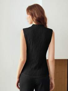 MOTF PREMIUM TEXTURED LETTUCE TRIM TANK TOP