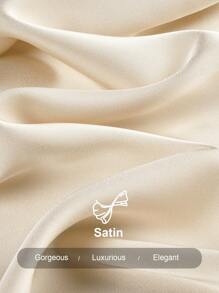 SOLERSUN Women's Fashionable Solid Color Elegant Mock Neck Stylish And Sophisticated Batwing Sleeve Satin Asymmetrical Hem Blouse & Straight-Leg Elegant Long Pants Sets Fall Cloth For Women