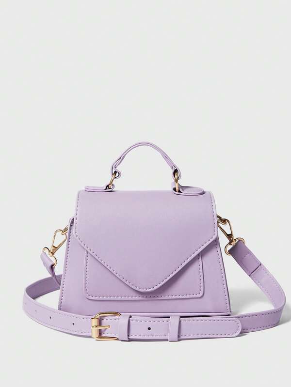 Mini Minimalist Flap Satchel Bag Valentines