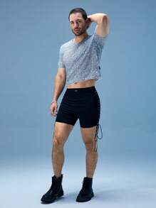 FeverCity Pantalones cortos masculinos sexys FeverCity, fashion adecuados para el verano
