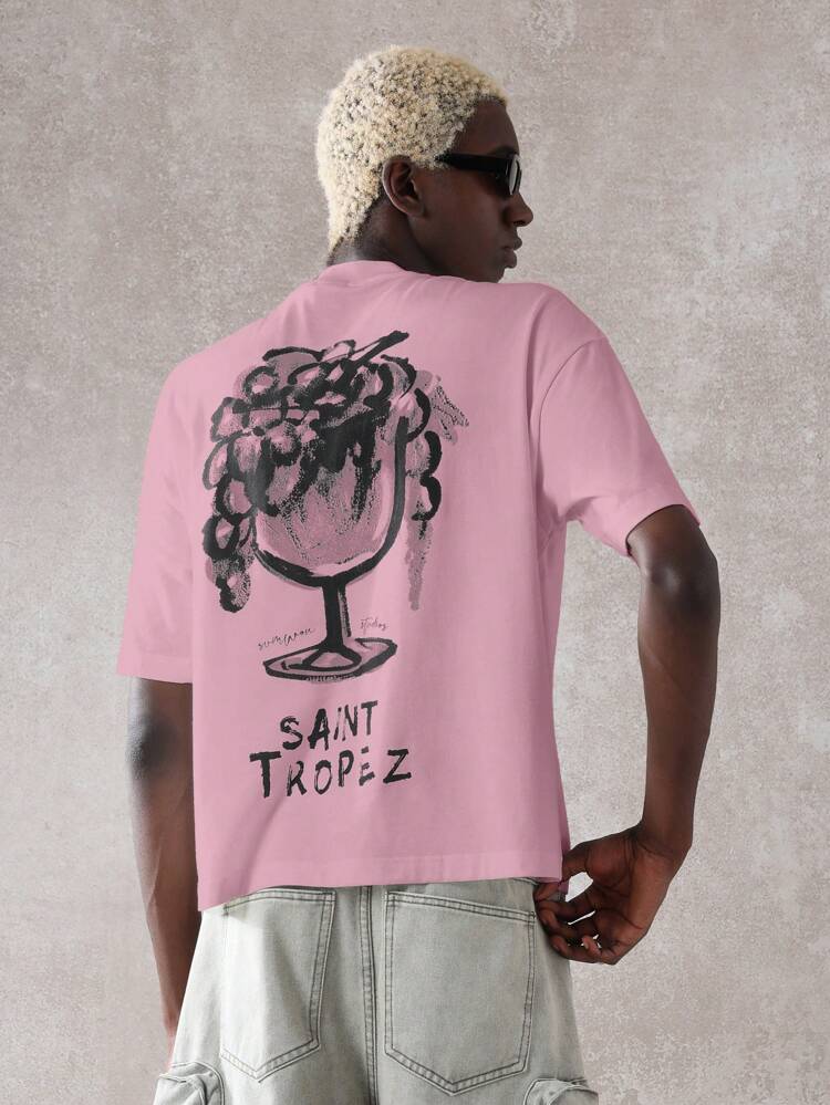 Studios Saint Tropez Graphic Oversized Tee