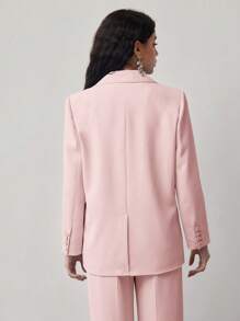MOTF STUDIO SINGLE BUTTON STRUCTURED BLAZER