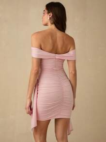 Enchnt Women's Solid Color Dress, Fashionable For Summer