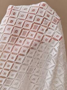 GENTILAND Young Men's Casual Loose Knit Lace Short Sleeve Shirt, Daily Wear