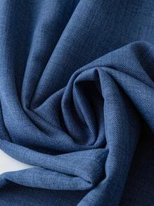 SHEIN Tall CURVE 大码女式夏季蝴蝶结休闲阔腿裤，适合日常休闲/度假穿着 - 彩色 - 查看 5