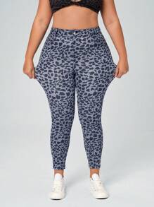 SHEIN Essnce Quần Jeans Ôm Ôm Co Giãn Cao Màu Trơn Thường Ngày Cho Nữ Cỡ Lớn - Nhiều màu - Xem 4
