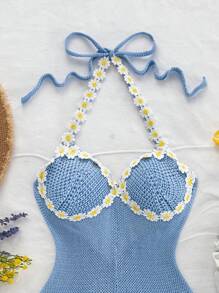 Soleia Women's Daisy Sleeveless Jumpsuit Beach Vacation Outfits Spring Summer Outfits For Women Beach West Music Festival Bohemia Boho