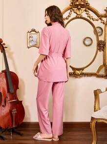 Côtesoire 2 pièces Ensembles de pyjamas décontractés pour femmes