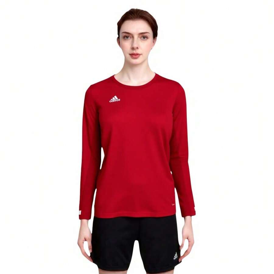 Adidas T19 LS JSY W - Red - View 1