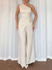 Rafferiza 女士日常两件套服装 - 杏色 - 查看 4