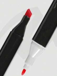 个性化 60/48/80/36/24 色双头丙烯颜料马克笔和水彩笔套装，专业动漫绘画设计美术用品返校 - 彩色 - 查看 10