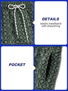 Manfinity Swimmode Men's All-Over Print Casual Beach Shorts