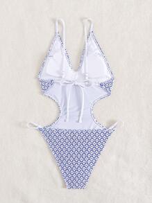 Swim Vcay Neuer Sommer Damen Einteiler Badeanzug mit verstellbaren Trägern, Doppelstoff, einzigartiges Mesh-Seitenschlitz Design