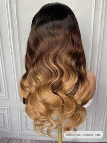 Tóc giả 20 inch 1BT4T27 Body Wave 13x4 ren phía trước Tóc giả bằng tóc thật ren trong suốt cho trang phục Halloween - S1/4/27 - Xem 5