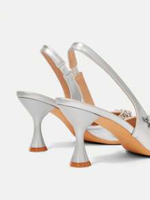 CUCCOO HITCHD Mặt dây chuyền thời trang nữ Giày cao gót bạc, Dành cho đám cưới, tiệc tối - Bạc - Xem 12