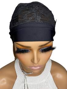 Straight Headband Wigs Highlighted Human Hair Machine Made Wig For Beginners Highlight Color