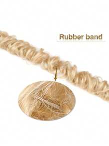 Human Hair 613 Blonde Updo For Women Human Hair Blonde Color Hair Extensions For Halloween Costumes - S613 - View 6