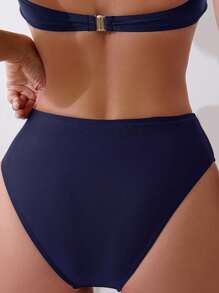 Swim Basics 1pc Women's Regular Waisted Bikini Bottom, All Season Summer