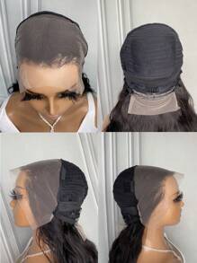 13 X 4 Lace Front Extra Long Body Wave Human Hair Wig - SNatural - View 5