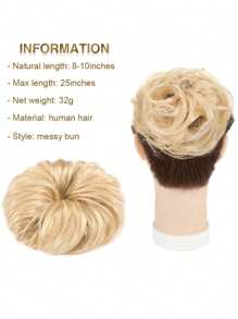 Human Hair 613 Blonde Updo For Women Human Hair Blonde Color Hair Extensions For Halloween Costumes - S613 - View 7