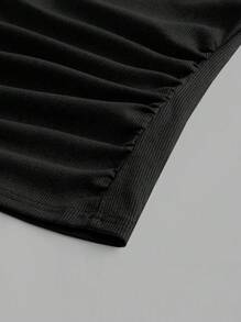 Slaydiva Multi-Pack Basic Slip Cami Top, Narrow Ribbed V-Neck Tank For Women, Black & White, Casual