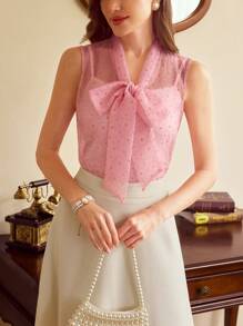 Vintamour Women Two Pieces Outfits For Daily Wear Summer Tops Vacation Outfits Women Festival Outfits For Women Teacher Outfits For Women Wedding Guest Dress Women Holiday Outfits Festival Outfits Women Going Out Tops Cute Summer Tops Teacher Outfits For Women Tank Tops - Pink - View 3