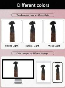 Boho Braids Ombre Micro Locs Extensions Human Hair 0.2cmThickness Ss 10-20 Inch 30 Strands For Men/Women Hair Extensions(S1/5#) Crochet Human Hair Knotless Braids - S1/5 - View 6