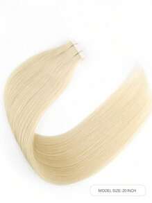 20pcs Straight 613 Human Hair Tape In Hair Extension Human Tape Ins 50G Blonde Color Hair Extensions For Halloween Costumes