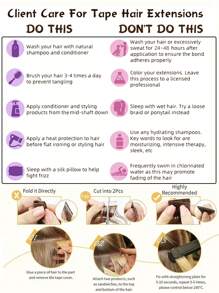 1 包接发胶带 50 克 波浪卷发真人发接发胶带发型接发 - S1 - 查看 9