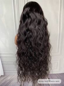 13 X 4 Lace Front Extra Long Body Wave Human Hair Wig - SNatural - View 4