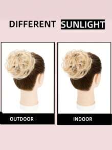 Human Hair 613 Blonde Updo For Women Human Hair Blonde Color Hair Extensions For Halloween Costumes - S613 - View 4