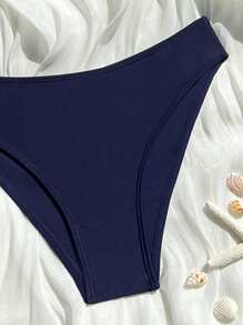 Swim Basics 1pc Women's Regular Waisted Bikini Bottom, All Season Summer
