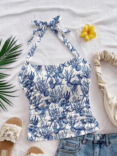 Soleia Débardeur et camisole simples et décontractés pour grandes tailles, convenant pour l'été