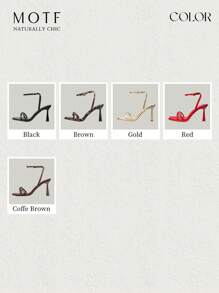 MOTF PREMIUM COMFORTABLE DAILY HEELED SANDALS FOR WOMEN, ELEGANT SCHOOL SUPPLIES, BACK TO SCHOOL SHOES, FOR NEW YEAR HOLIDAY, SPRING SHOES, SPRING BREAK EASTER PROM HEELS FOR CHRISTMAS SUMMER - Red - View 11