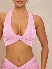 Lumalex 女士日常两件套服装 - 粉色 - 查看 4