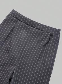 SHEIN Casuvi Kids Teen Girls Preppy Style Casual Elegant Y2K Vest, Blouse, And Pants Set, Fashionable And Versatile, Perfect For Fall And Spring And Winter