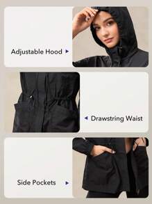 OutZeal WaterProof Lightweight Breathable Tear Resistant Nylon Hiking Jacket Outdoor Windbreaker