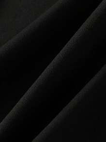 SHEIN Genkimix Kids 6 件/包年轻男孩黑色圆领无袖背心，柔软针织面料，适合休闲、运动、度假，可搭配短裤，非常适合日常、学校、度假穿着 - 黑色 - 查看 5